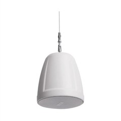 QSC AD-P Pendant Speaker White Wired Pendant Mount Cylinder Plastic Metal