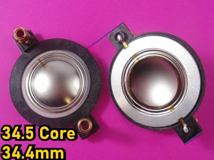 34.5 Core 34.4mm Titanium Tweeter Voice Coil 8Ω with 80mm Spaced Terminals