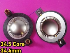 34.5 Core 34.4mm Titanium Tweeter Voice Coil 8Ω with 80mm Spaced Terminals