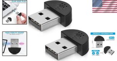 Lightweight USB Microphones – 2 Pcs, Filter Background Noise for Clear Sound