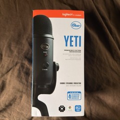 Logitech Blue Yeti USB Premium Multi-Pattern Microphone for Recording Open Box