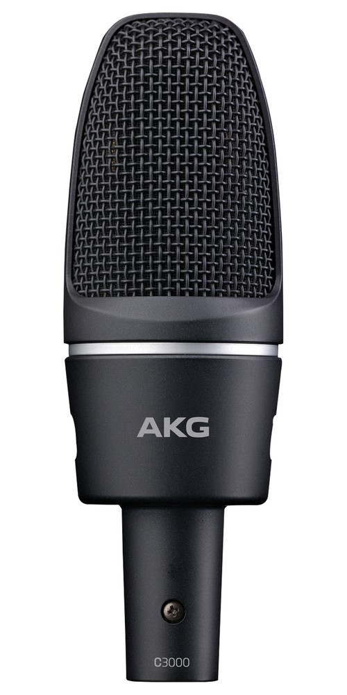 AKG C3000 Large Diaphragm Studio Recording Condenser Microphone Mic w/Shockmount
