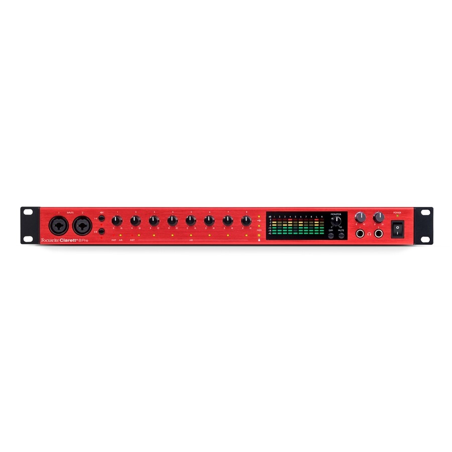 FOCUSRITE CLARETT+ 8PRE SCHEDE AUDIO USB