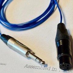 1–30 ft Mogami 2944 console cable Blue | Choose Neutrik XLR/TRS | Bulk Ready
