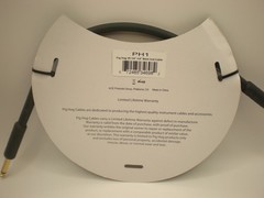 Pig Hog 1ft 1/4 – 1/4 Inch 8mm Instrument Cable one foot 1 ft