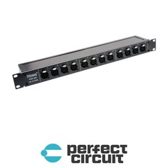 Hosa PDR-369 12-Point De-Normalled XLR PATCHBAY – NEW – PERFECT CIRCUIT