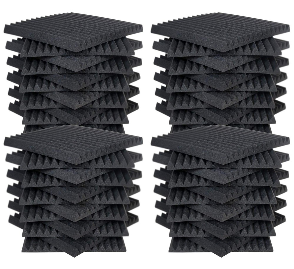 AK TRADING CO. High Acoustic Panels Studio Soundproofing Foam Wedge Tiles 12″…