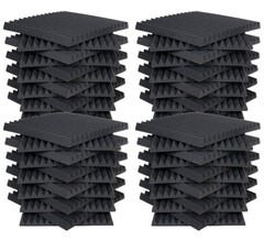 AK TRADING CO. High Acoustic Panels Studio Soundproofing Foam Wedge Tiles 12″…