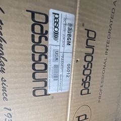 PasoSound P30BGM Integrated Amplifier 30W Class AB 1-Channel Black Euroblock FM