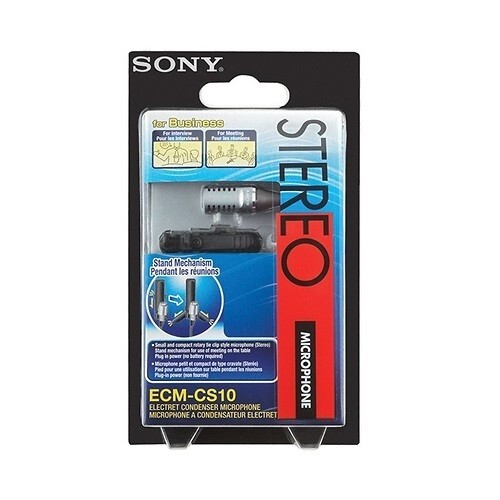 Sony ECM-CS10 Omni-Directional Professional Microphone – Brand New