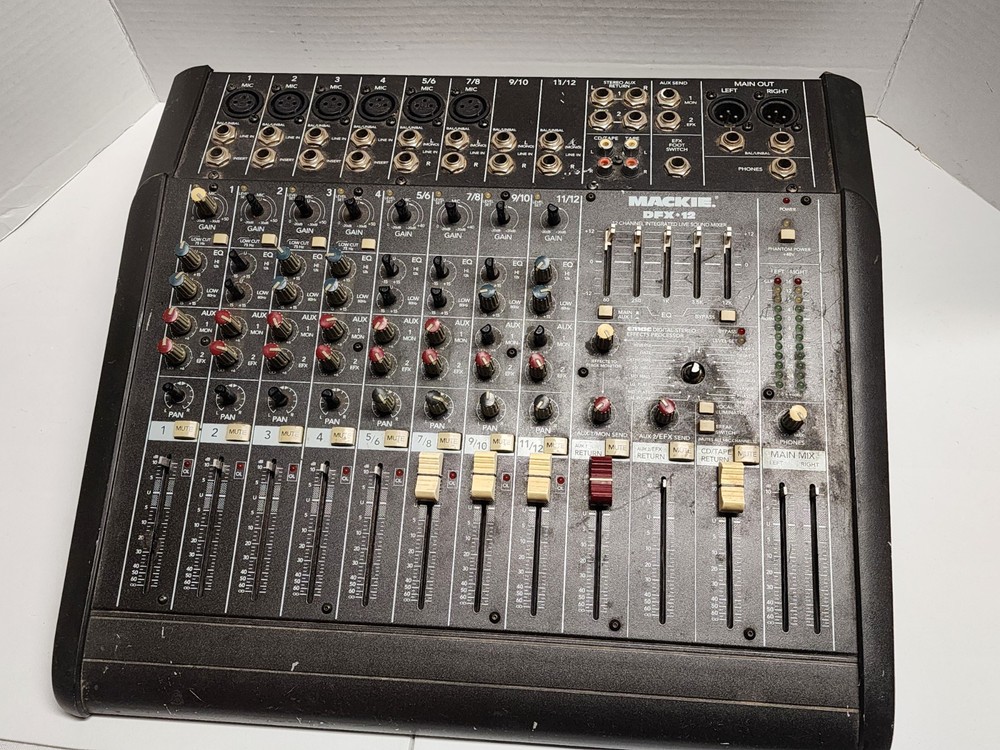 Mackie DFX-12 12-Channel Integrated Live Sound Mixer *UNTESTED*