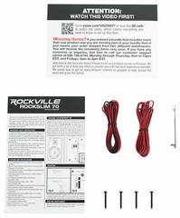 (2) Rockville RockSlim Black 5.25″ Commercial Restaurant/Bar/Cafe Wall Speakers