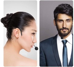 Headset Microphone with 3.5mm Locking Screw Plug, Unidirectional Microphone M…