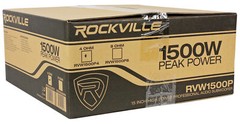 Rockville RVW1500P4 1500w 15″ Raw DJ Subwoofer 4 Ohm Sub Woofer 70OZ Magnet