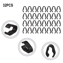 Comprehensive Package of Cable Clips for Various for stand Sizes 32 Pieces