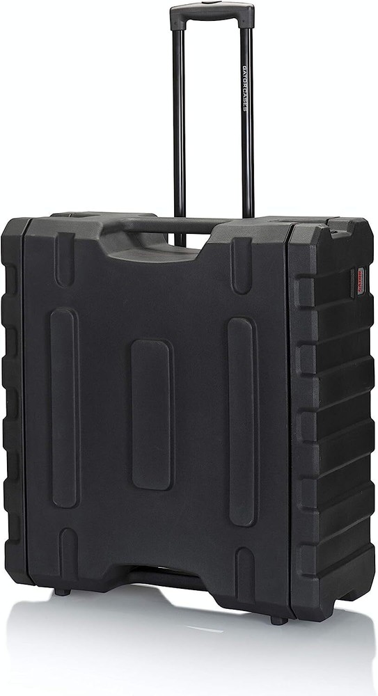 Gator Cases Pro Series Rotationally Molded 4U Rolling Rack Case with 19″ Depth