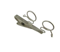 Sony SAD-W55S Double Silver Lavalier Tie Clip – New Old Stock, Free Shipping