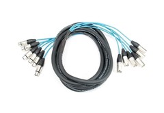 Elite Core PEX615 | 6 Channel Fan To Fan XLR Extension Snake | 15′ ft