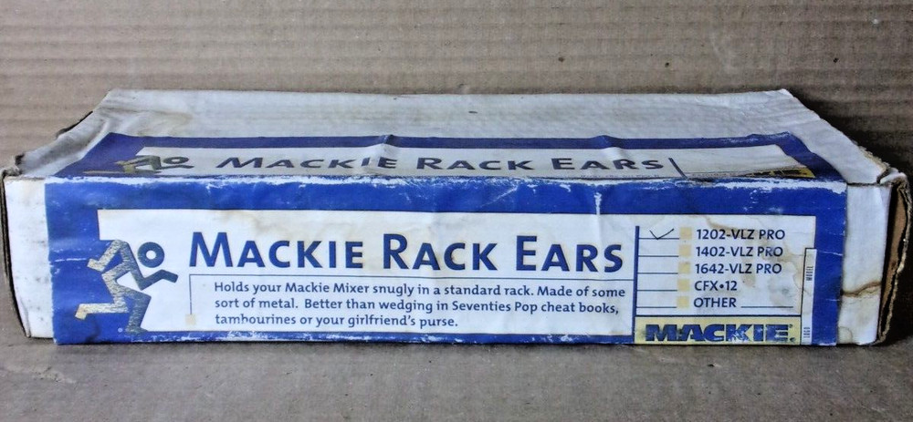 NEW SEALED MACKIE RACK EARS MS12002-VLZ 1202-VLZ PRO MOUNT AK