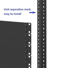 10U Steel Rack Rails Kit with Hardware – 2 Pieces (10URR)
