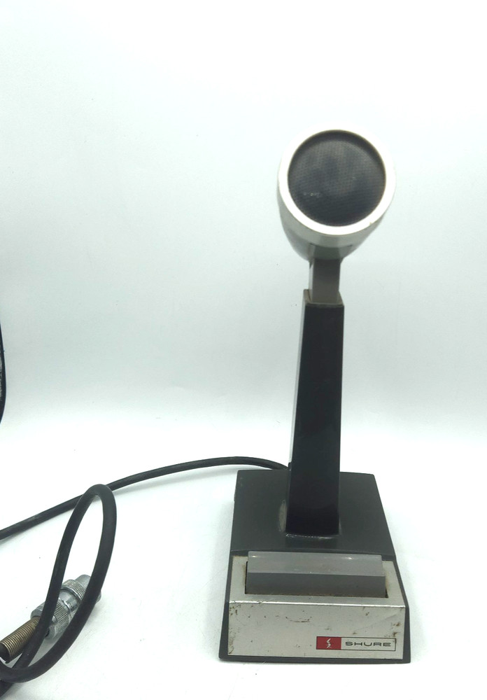 Shure 444 Controlled Magnetic Microphone Vintage Desk CB Radio Ham Base Mic