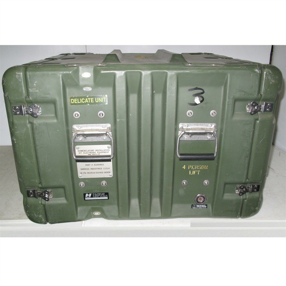 Double Ended 32x27x20 Hardigg Pelican DE2416-02/24/02 Rotomolded Plastic Case G2