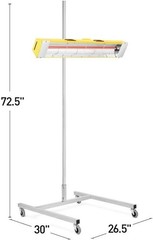 Eco-Friendly 1500W Chrome Paint Drying & Curing System with Adjustable Stand