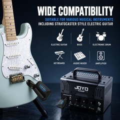 5.8Ghz Wireless Guitar Transmitter Receiver Guitar System with Charging Box f…