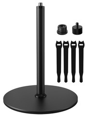 Etour Desktop Microphone Stand, Weighted Base & Wide Compatibility, 3/8″ Tabl…