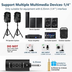 Bietrun Wireless Microphones with Echo,Treble,Bass&Bluetooth,160FT Range,Port…