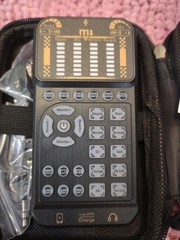 M1 Professional Live Streaming Mini Sound Card, Podcast Equipment Kit.