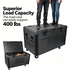 35″x 22″x 24″ ATA Road Case | Equipment Storage Case for Pro Audio DJ Touring