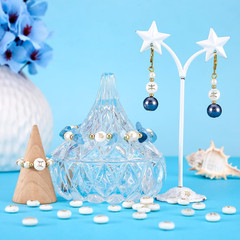 24pcs 12 Constellation Shell Beads 8mm Natural Freshwater Shell Zodiac Sign Flat