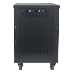 Sound Town 12U Universal Steel Rack, w/ 3″ Locking Casters (STRK-M12U)