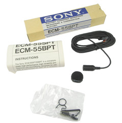 Sony ECM-55BPT Condenser Microphone Cut End – New Old Stock, Free Shipping