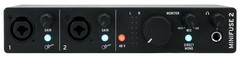 Arturia Minifuse 2 Black 2×2 USB MIDI Audio Recording Interface+Headphones