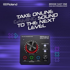 Roland BRIDGE CAST ONE BRC-ONE Dual Bus Gaming Streaming Mixer Black NEW Japan