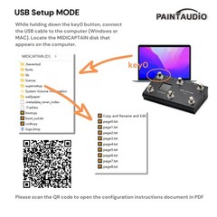 Paint Audio MIDI Captain MINI 6 Foot Controller Multi-Effects Keyboards Synth…