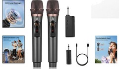 Wireless Microphone System with 200ft Range for Effortless Performances