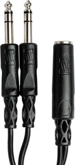 YPP-308 1/4″ TRSF to Dual 1/4″ TRS Y Cable