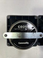 2x Community CD-254 112181 Pro High Frequency Compression Driver Horn speaker