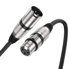XLR Cable 6.6FT/2M 3 Pin Balanced XLR Male to Female Microphone Cable Noise C…