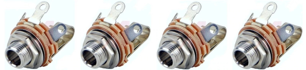 4 Switchcraft L12A Long Bushing 1/4 6.35 Female Shorting Jack, Guitar Effects Pe