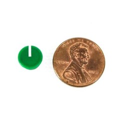 PixelGear 9mm Green Knob Cap with White Indicator Line for Symetrix DBX 166