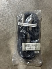XLR Audio Cables Lot – 15ft / 25ft / 50ft