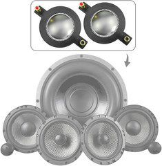 Diaphragm Fit for Timpano Tempesta TPT-RPDH2000 TPT-DH2000 Horn Driver 2PC
