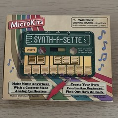 MicroKits SYNTH-A-SETTE Synth A Sette Pocket Synthesizer + Musical Keyboard NEW