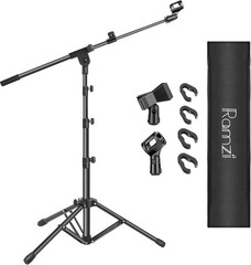 Ramzi Mic Stand,6 in 1 Microphone Stand Floor Boom Mic Stand, Support Boom Goose