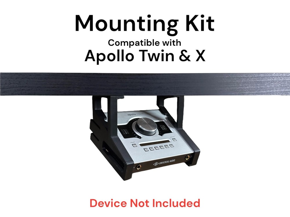 Desk Mount Kit for Apollo Twin X Duo / Quad / X4 – Under Desk Mount Brackets