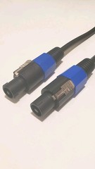 2-pcs 6ft Speakon To Speakon Twist Lock Speaker cable PA, Dj’s, Pro Audio